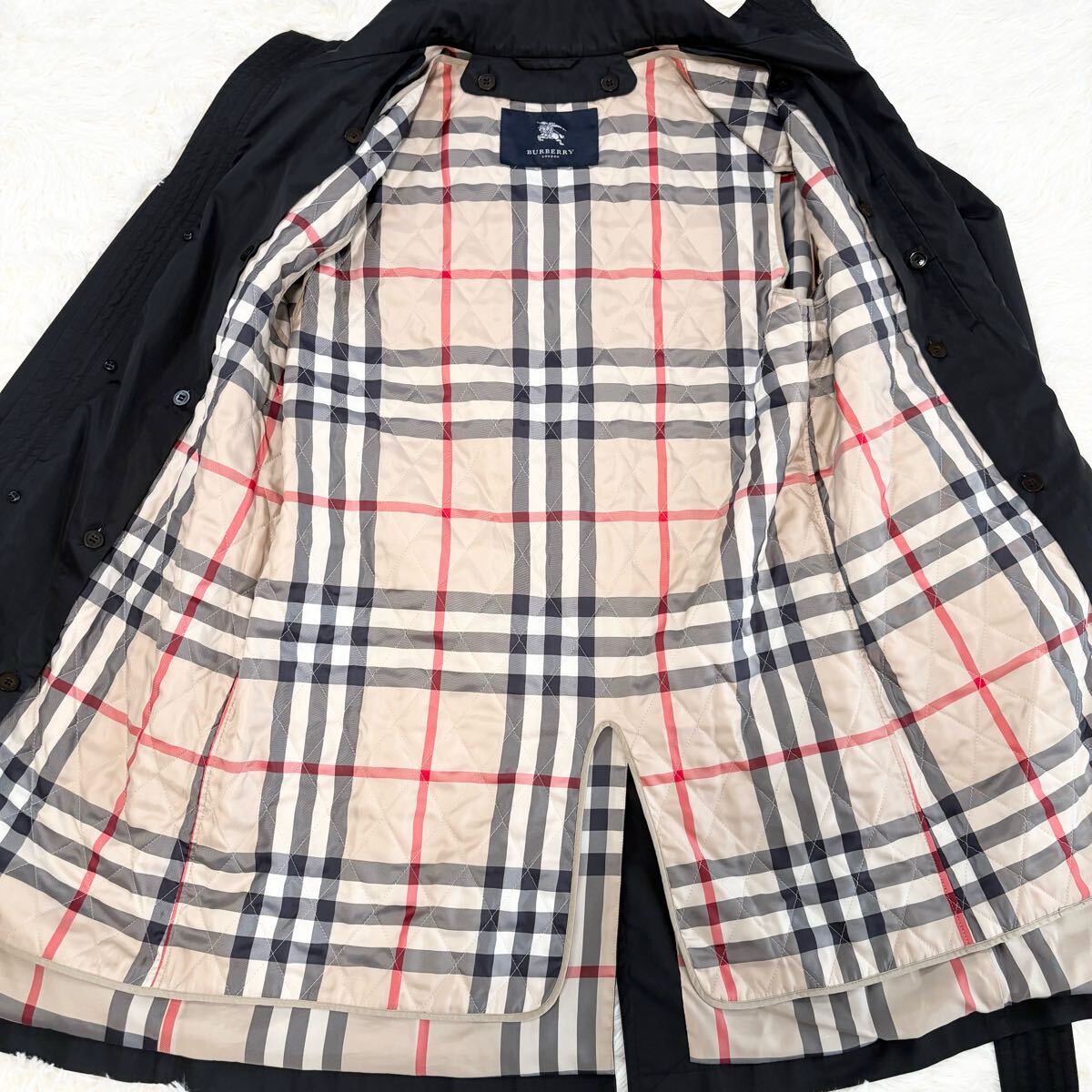 1円〜【美品】BURBERRY LONDON バーバリーロンドン ロング