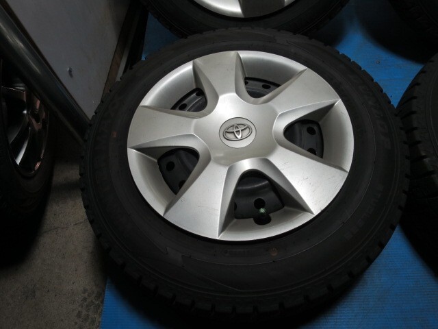 ◆TOYOTA VITS AQUA◆2023年◆165/70R14 DUNLOP WINTERMAXX WM02◆14×5J 4穴 PCD100 ハブ54ｍｍ ◆ B 27_画像2