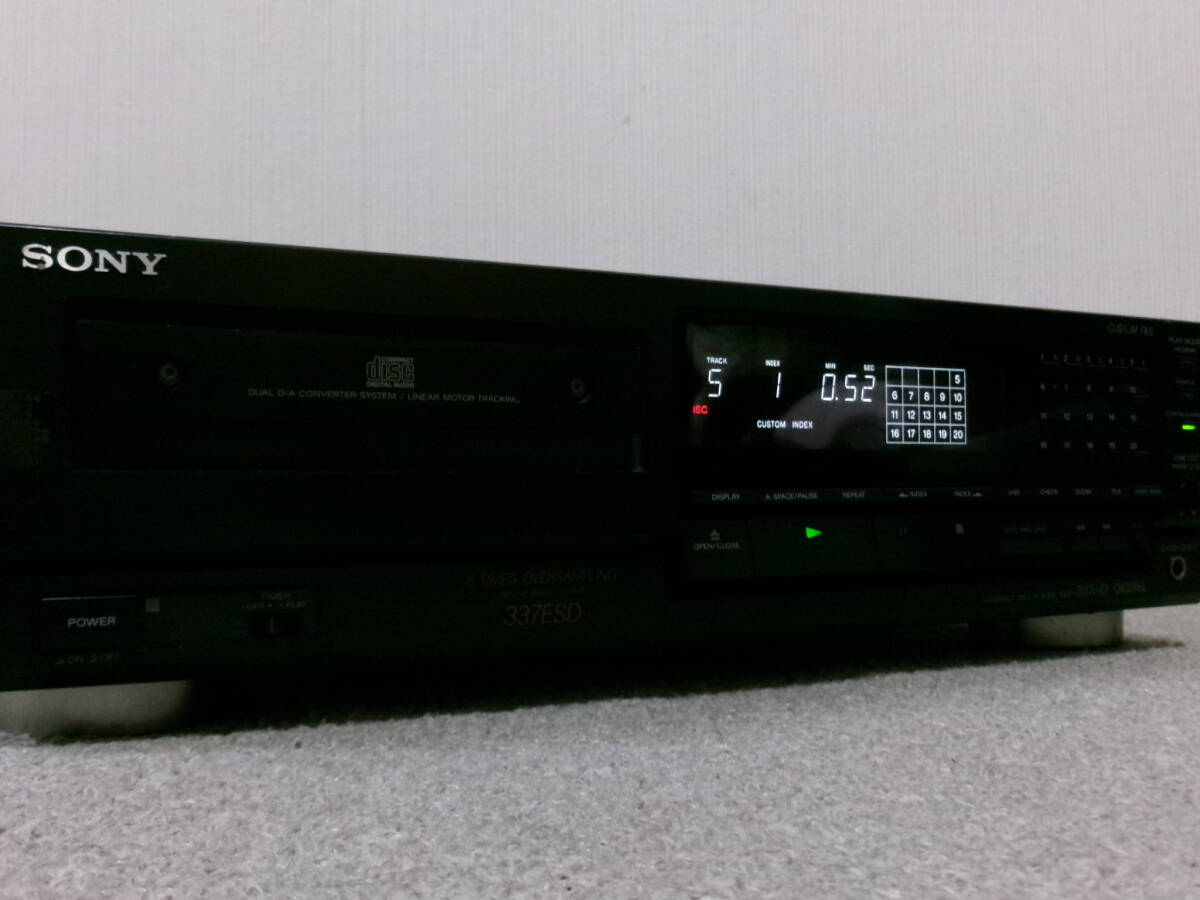 [... именная техника ]SONY CDP-337ESD супер предмет количество вход машина ... Junk 
