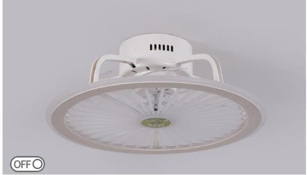 美品 天井ファン LEDシーリングライト 6畳-12畳 照明 シーリングライト シーリングファン リモコン付き サイレント シーリングファンライト