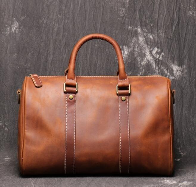  дорожная сумка сумка "Boston bag" натуральная кожа мужской сумка большая вместимость кожа машина внутри принесенный независимый телячья кожа путешествие сумка Golf сумка командировка 