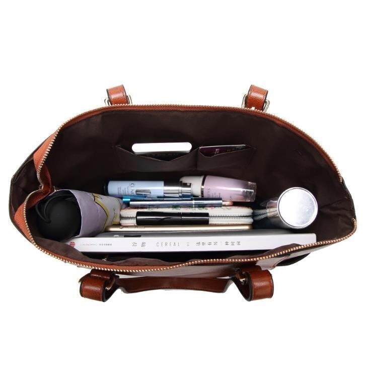 新品☆トートバッグ 大容量 本革 レザー ビジネスバッグ 出張 A4 PC 旅行