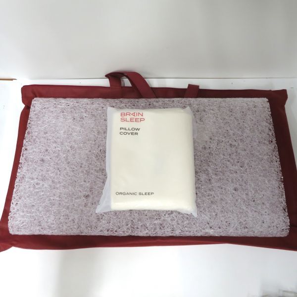 未使用保管品 BRAIN SLEEP ブレインスリープ ピロー LOW カバー 1枚 オーガニックスリープ