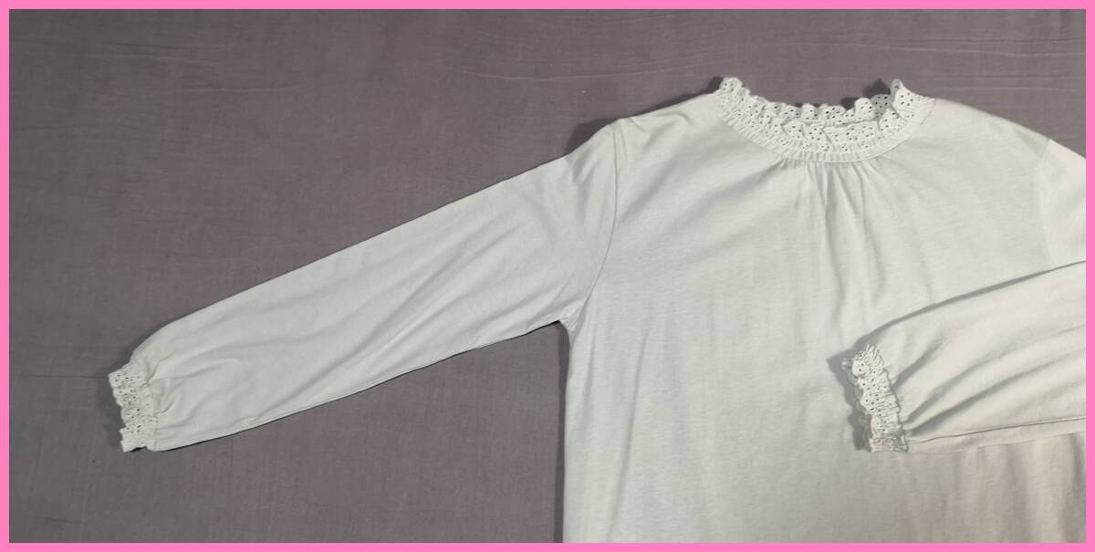 ＴＳＥＴ‐６４２☆春秋☆サンプル品☆送料込み☆即決☆Ｔシャツ素材☆色違い☆２枚セット☆Ｍ～Ｌサイズ☆Tシャツ☆黒とライトグリーン系