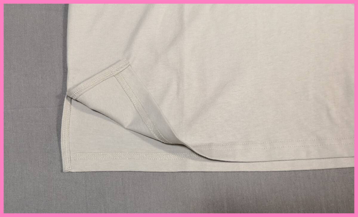 ＴＳＥＴ‐６５２☆春秋☆新品☆送料込み☆即決☆ナチュラル系☆綿☆２枚セット☆Ｍ～Ｌサイズ☆Tシャツ☆黒とベージュ系☆