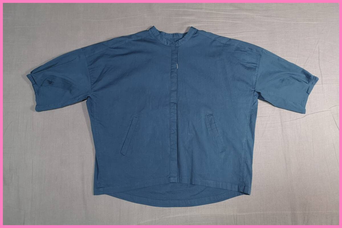ＪＫＴ‐１０２☆春夏☆新品☆送料込み☆即決☆ナチュラル系☆綿ポリウレタン☆Ｍ～Ｌ☆ジャケット☆ネイビー系☆ストレッチ☆隠しボタン