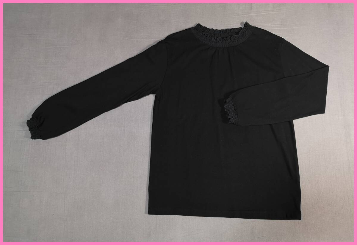 ＴＳＥＴ‐６４２☆春秋☆サンプル品☆送料込み☆即決☆Ｔシャツ素材☆色違い☆２枚セット☆Ｍ～Ｌサイズ☆Tシャツ☆黒とライトグリーン系