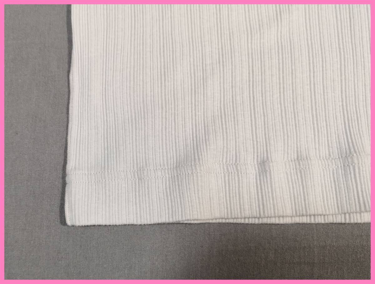 ＴＳＥＴ‐６４０☆夏☆新品☆送料込み☆即決☆ナチュラル系☆リブ編みＴシャツ素材☆色違い☆２枚☆Ｍ～Ｌ☆Tシャツ☆黒とライトベージュ