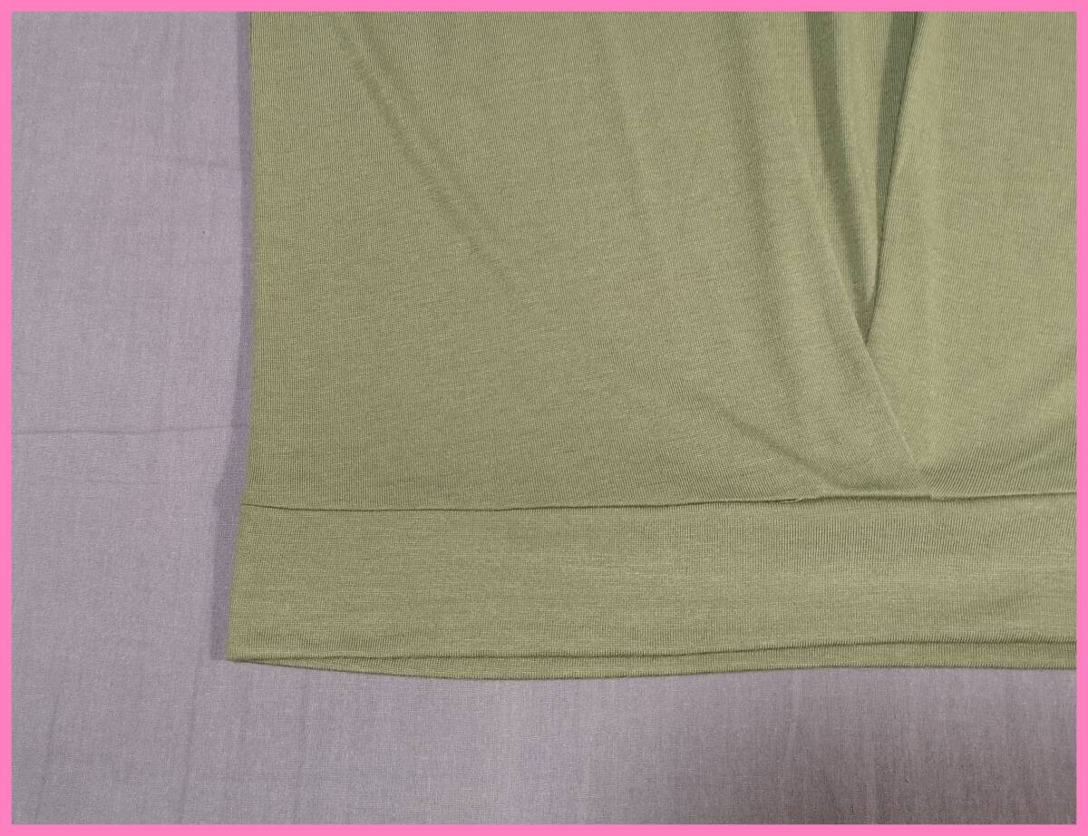 ＴＳＥＴ‐６１８夏☆新品☆送料込み☆即決☆ナチュラル系☆Tシャツ素材☆色違い☆２枚セット☆Ｍ～Ｌサイズ☆Ｔシャツ☆茶系とグリーン系