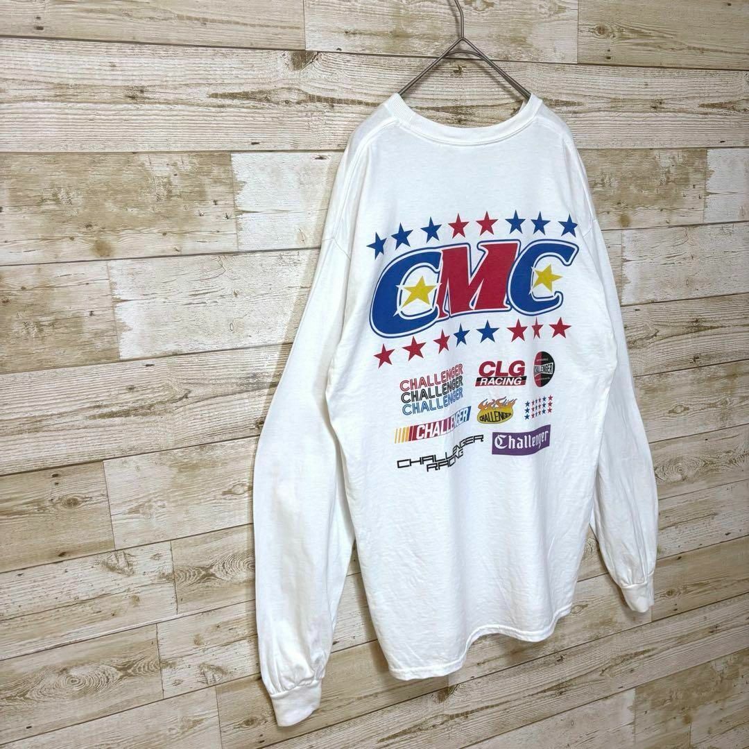 CHALLENGER CMC チャレンジャー CMC レーシング ロンT CHALLENGER チャレンジャー CMC ロンT ホワイト #h1208|Yahoo