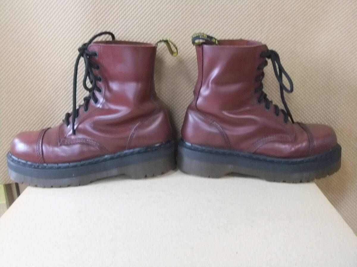 Dr.Martens ドクターマーチン CRAZY BOMB2 8ホールブーツ(廃盤モデル) チェリー サイズUK８(26．5cm相當(dāng))　クレイジーボム