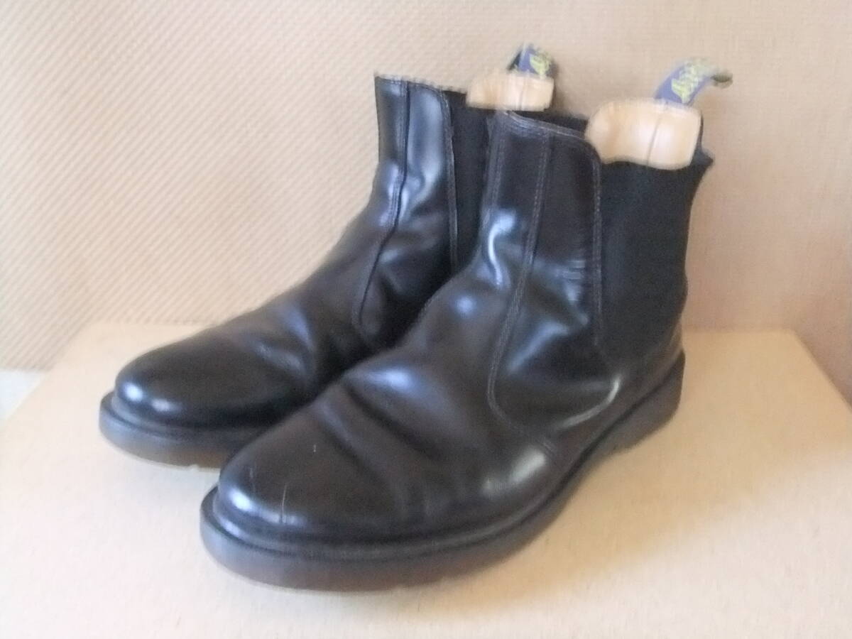 ドクターマーチン サイドゴア チェルシーブーツ Dr.Martens CHELSEA BOOT BLACK SMOOTH マーチン ブラック サイドゴア ブーツ UK8 26.5CM
