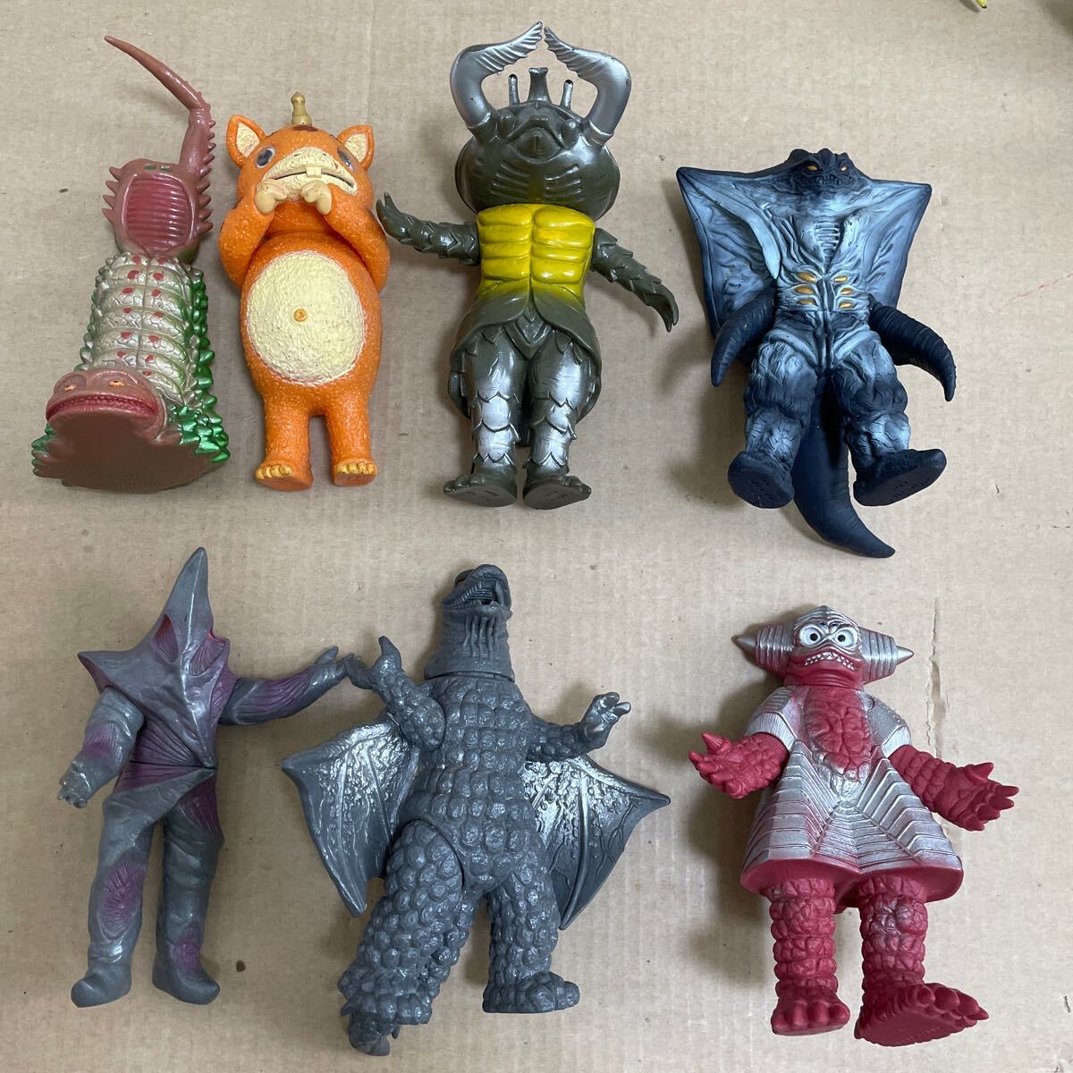 ウルトラ怪獣 ウルトラマン ソフビ フィギュア など 怪獣 當(dāng)時(shí)物　JAPAN BANDAI ジャンク　まとめ売り