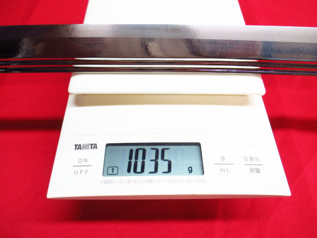 模造刀 日本刀 居合刀 全長(zhǎng)約104cm 刃渡り約78cm 重量約1035g 管理7G0610A