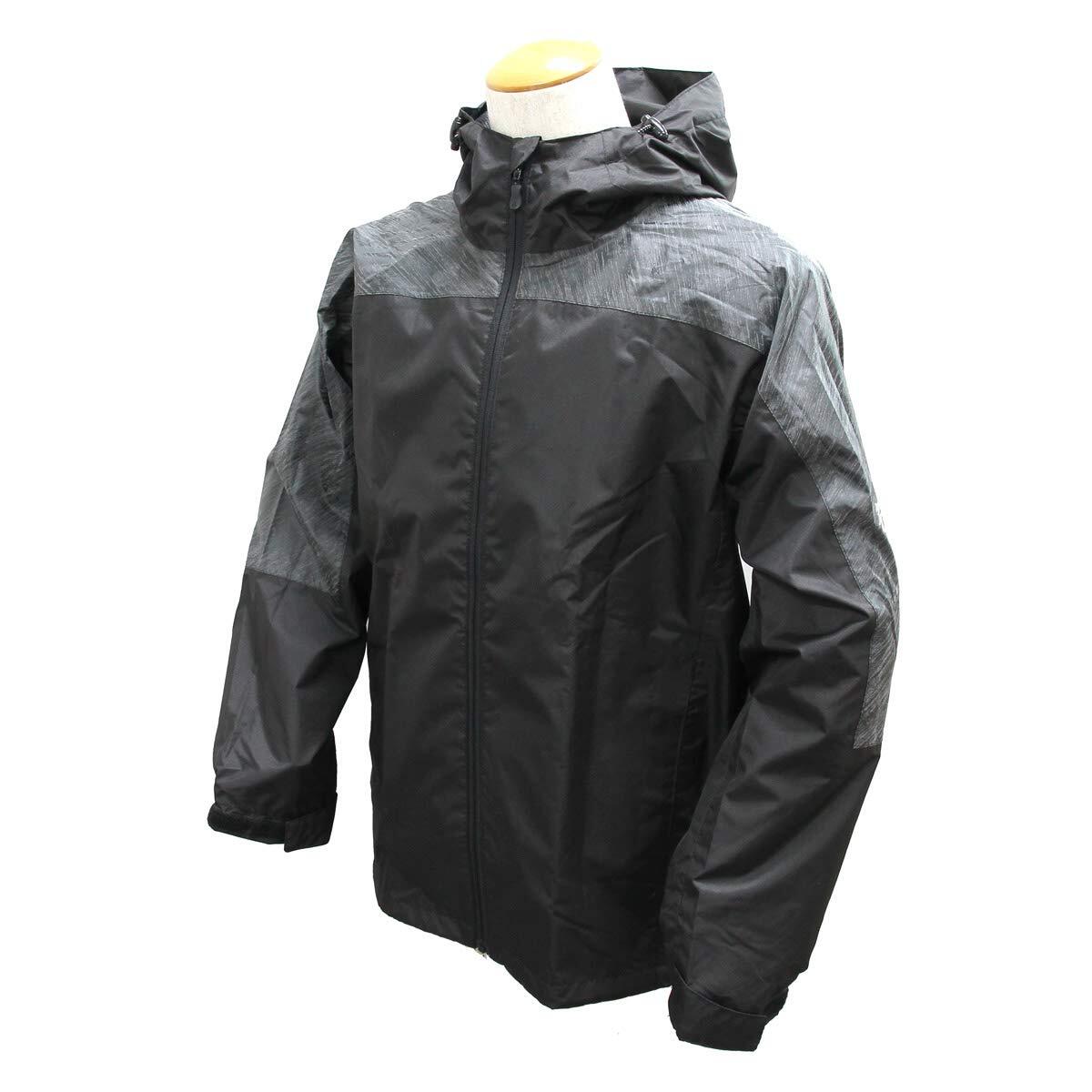 【40％引き】（8648）レインビジブルスーツ（LL）ブラック（上下セット）【新品?未開封】