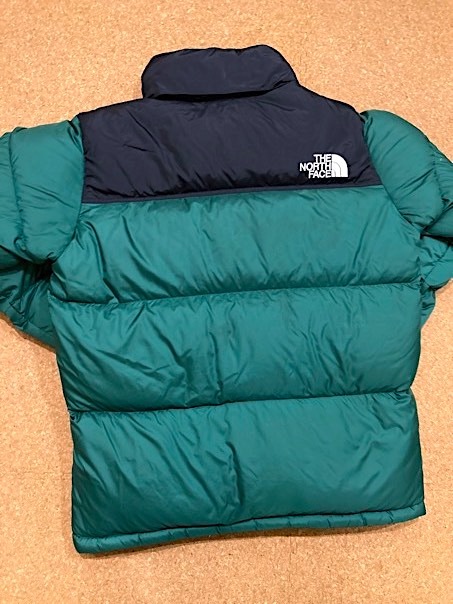 レア★ノースフェイス ヌプシ ダウンジャケット 緑/黒 ボタニカルガーデングリーン L ND91841★NUPTSE JACKET BD MOUNTAIN キャンプ 登山