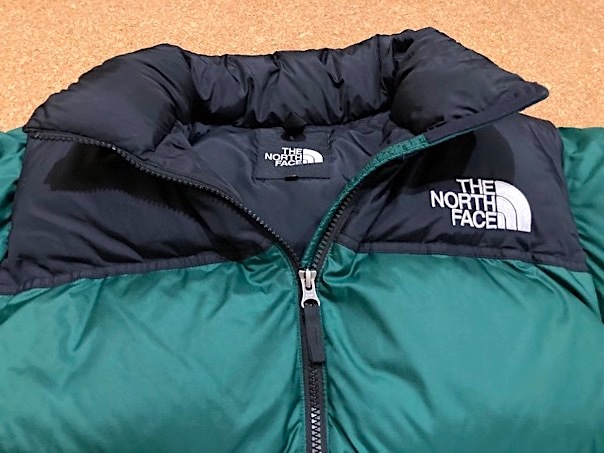 レア★ノースフェイス ヌプシ ダウンジャケット 緑/黒 ボタニカルガーデングリーン L ND91841★NUPTSE JACKET BD MOUNTAIN キャンプ 登山