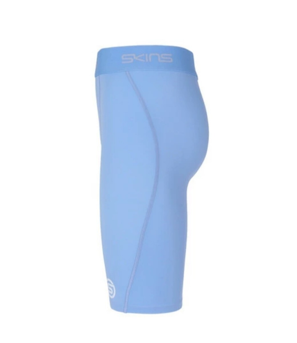 スキンズ メンズ 着圧 コンプレッションウエア ショーツ SERIES-1 ハーフタイツ 181-70140-091 サックス 新品 未使用 Sサイズ 44_画像2