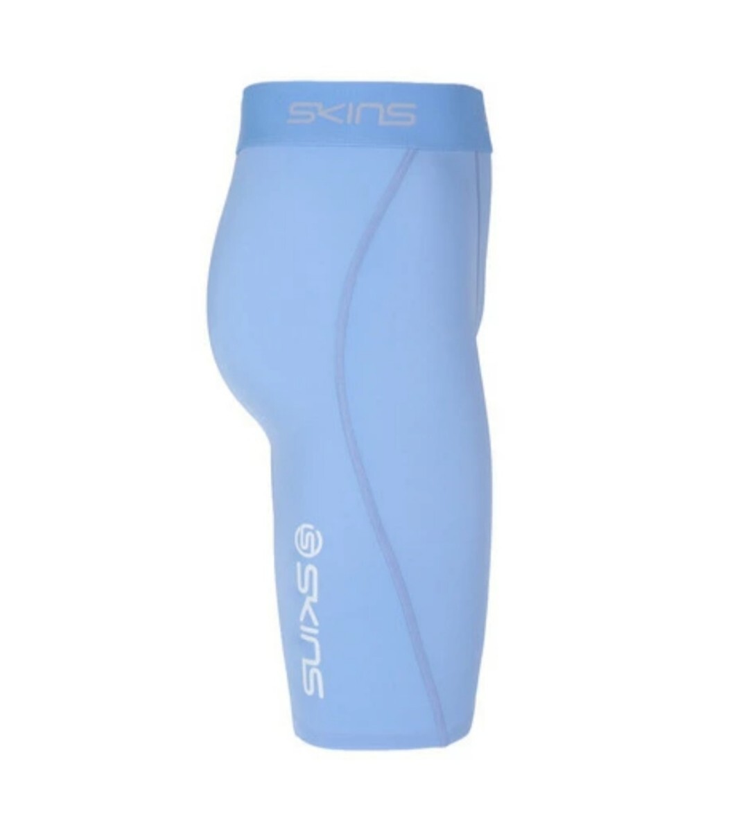 スキンズ メンズ 着圧 コンプレッションウエア ショーツ SERIES-1 ハーフタイツ 181-70140-091 サックス 新品 未使用 Sサイズ 44_画像4