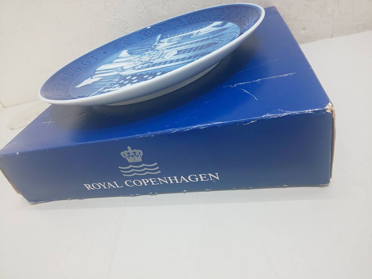 68442★未使用 ROYAL COPENHAGEN ロイヤルコペンハーゲン 1991 イヤープレート_画像7