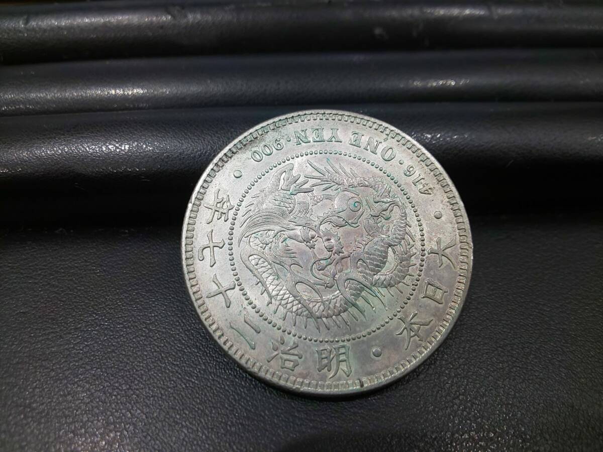 68737☆ 一圓銀貨 明治27年 新1円銀貨 一円銀貨 明治二十七年