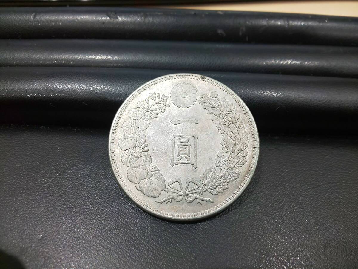 古銭 円銀【入手時美品表記品】☆新1円銀貨 明治27年(1円銀貨