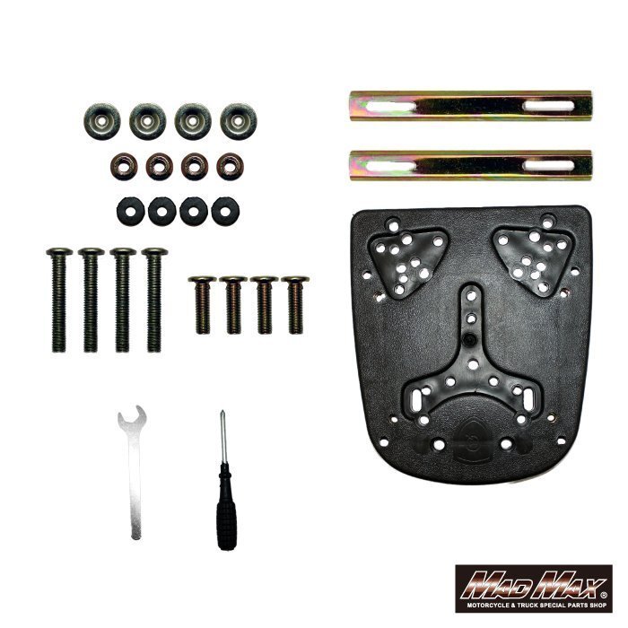 バイク用品 リアボックス ボムちゃん 33L トップケース(ホワイト/ピンク)/防水 原付 半キャップ ジェットヘルメット【送料800円】