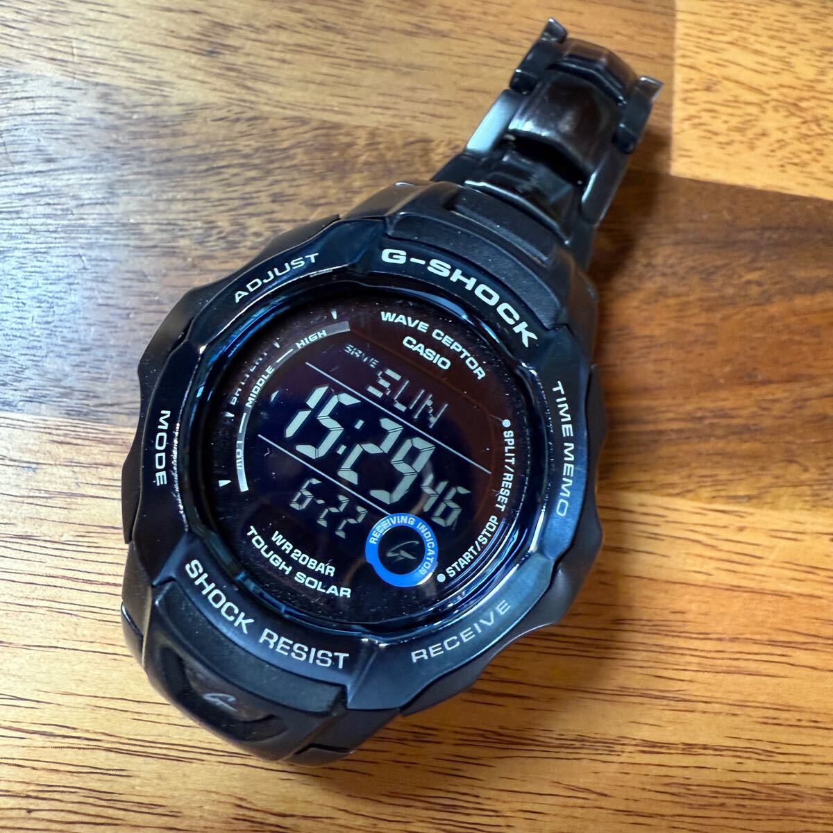 【1円スタート】CASIO G-SHOCK GW-700BDJ 電波ソーラー ブラックフォース 可動品 
