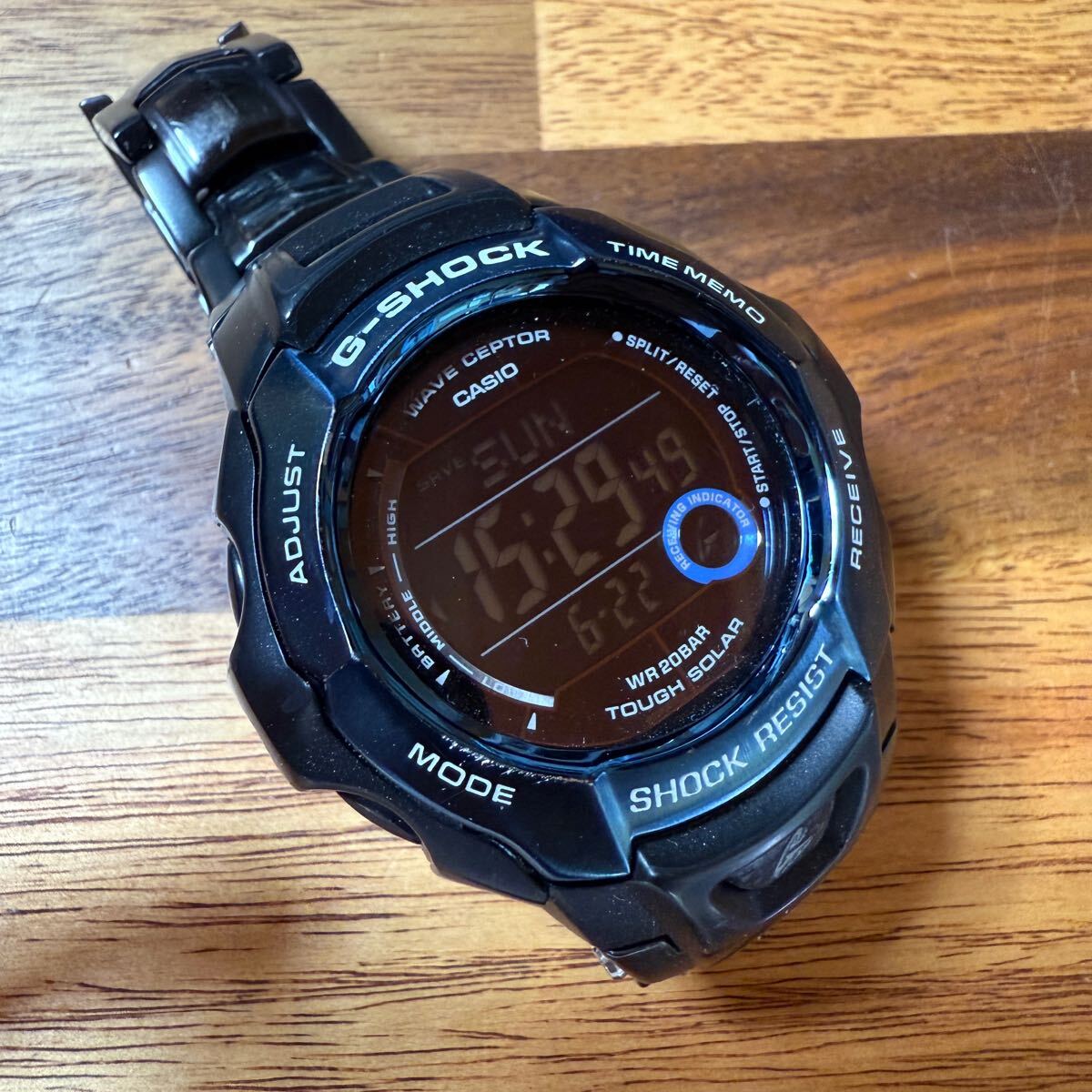 【1円スタート】CASIO G-SHOCK GW-700BDJ 電波ソーラー ブラックフォース 可動品 