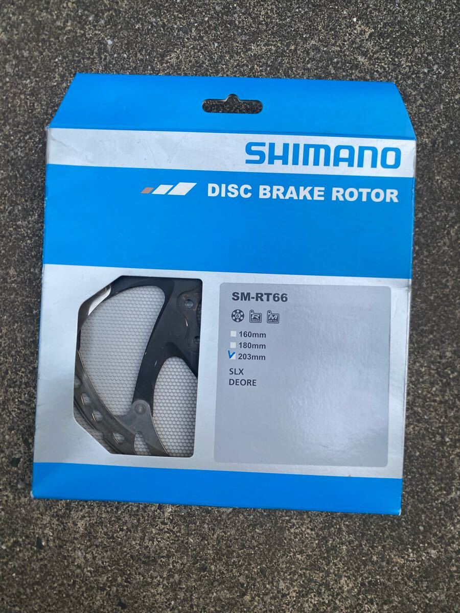 SHIMANO シマノディスクブレーキローター　203mm shimano MTB マウンテンバイク