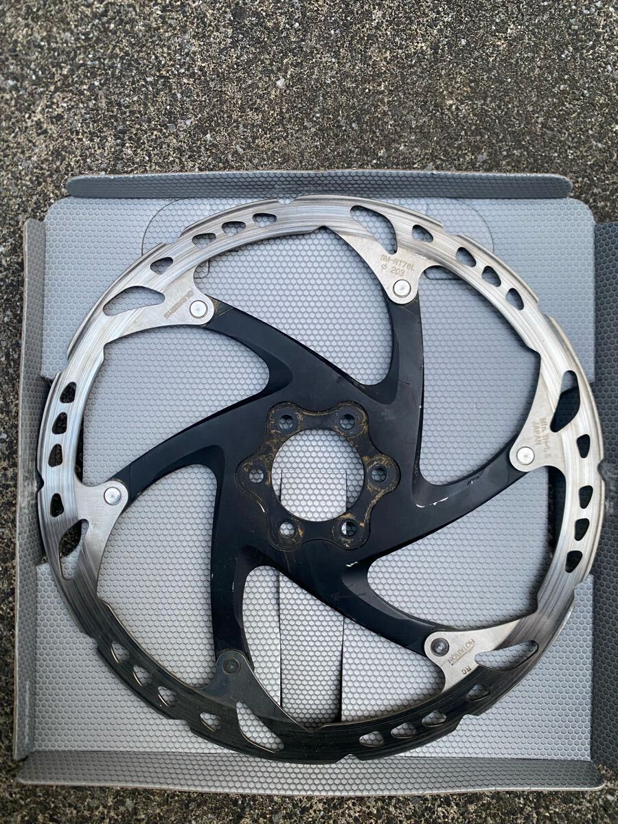 SHIMANO シマノディスクブレーキローター　203mm shimano MTB マウンテンバイク