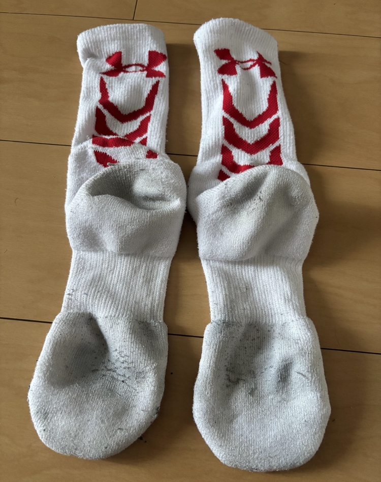 中古 ソックス 25-27cm ホワイト 