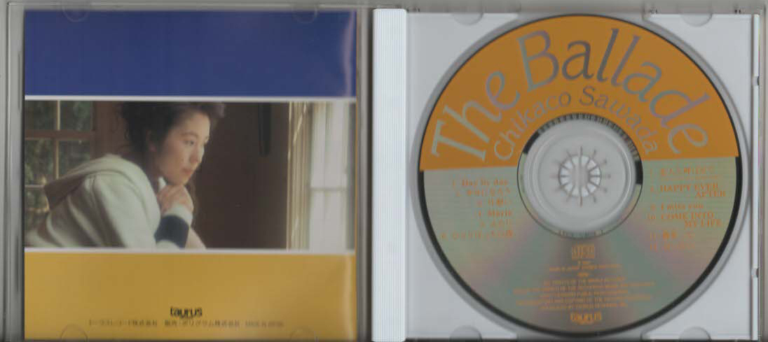 * Sawada Chikako lThe Balladel лучший * альбом l....... человек .....HAPPY EVER AFTER.. хочет lTACX-2469l1995/07/01
