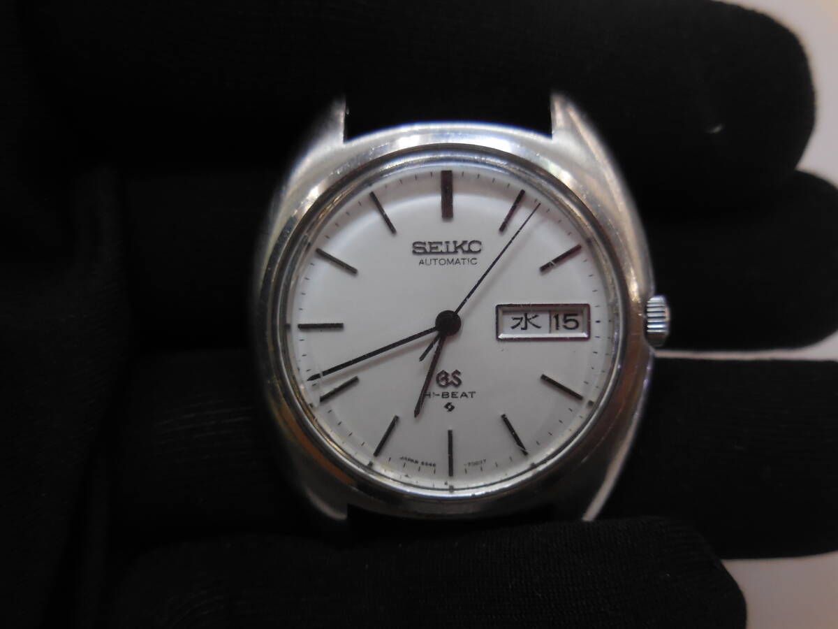 [ кейс только ]SEIKO Seiko Grand Seiko высокий свекла 5646-7000 самозаводящиеся часы мужской не OH б/у 