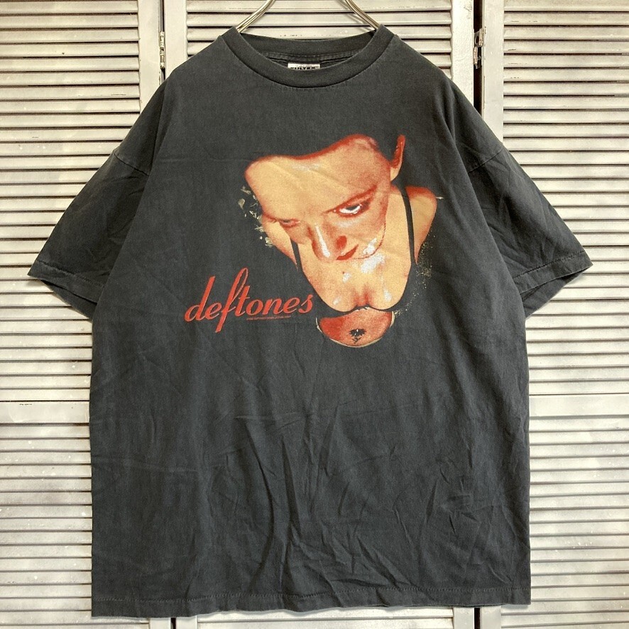 BEMQ 1スタ 黒 バンド Tシャツ デフトーンズ deftones アーティスト 90s 00s ビンテージ アメリカ 古著 ベール 卸 仕入れ kg