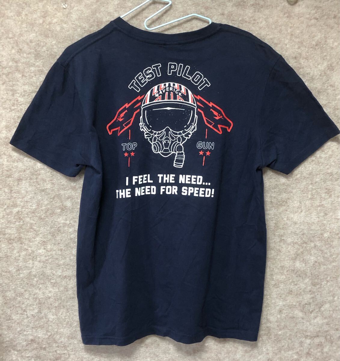 トップガン マーベリック TOPGUN MAVERICK テストパイロット TESTO PILOT Tシャツ Lサイズ