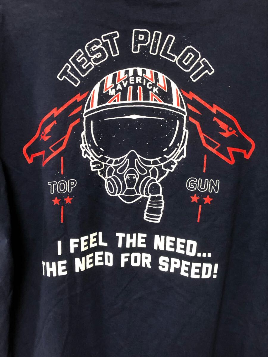 トップガン マーベリック TOPGUN MAVERICK テストパイロット TESTO PILOT Tシャツ Lサイズ