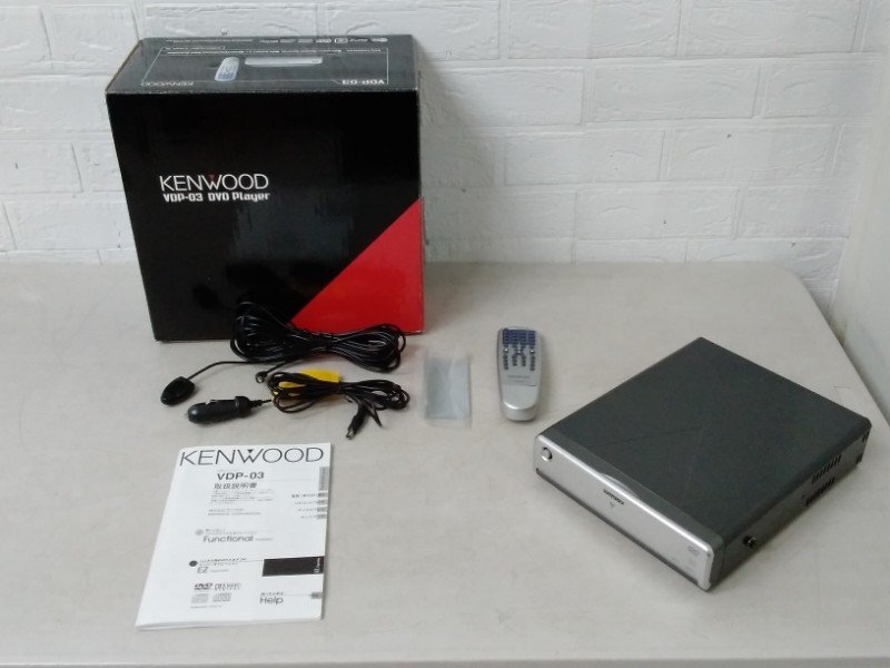 KENWOOD Kenwood DVD плеер VDP-03 автомобильный дистанционный пульт изначальный с коробкой 