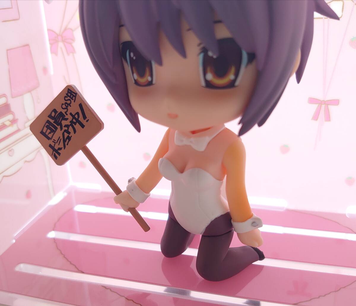 【難あり】ねんどろいど 涼宮ハルヒの憂鬱 バニーガールセット 長門有希 のみ (ボディ パーツ バニーガール うさみみ)中古_画像2