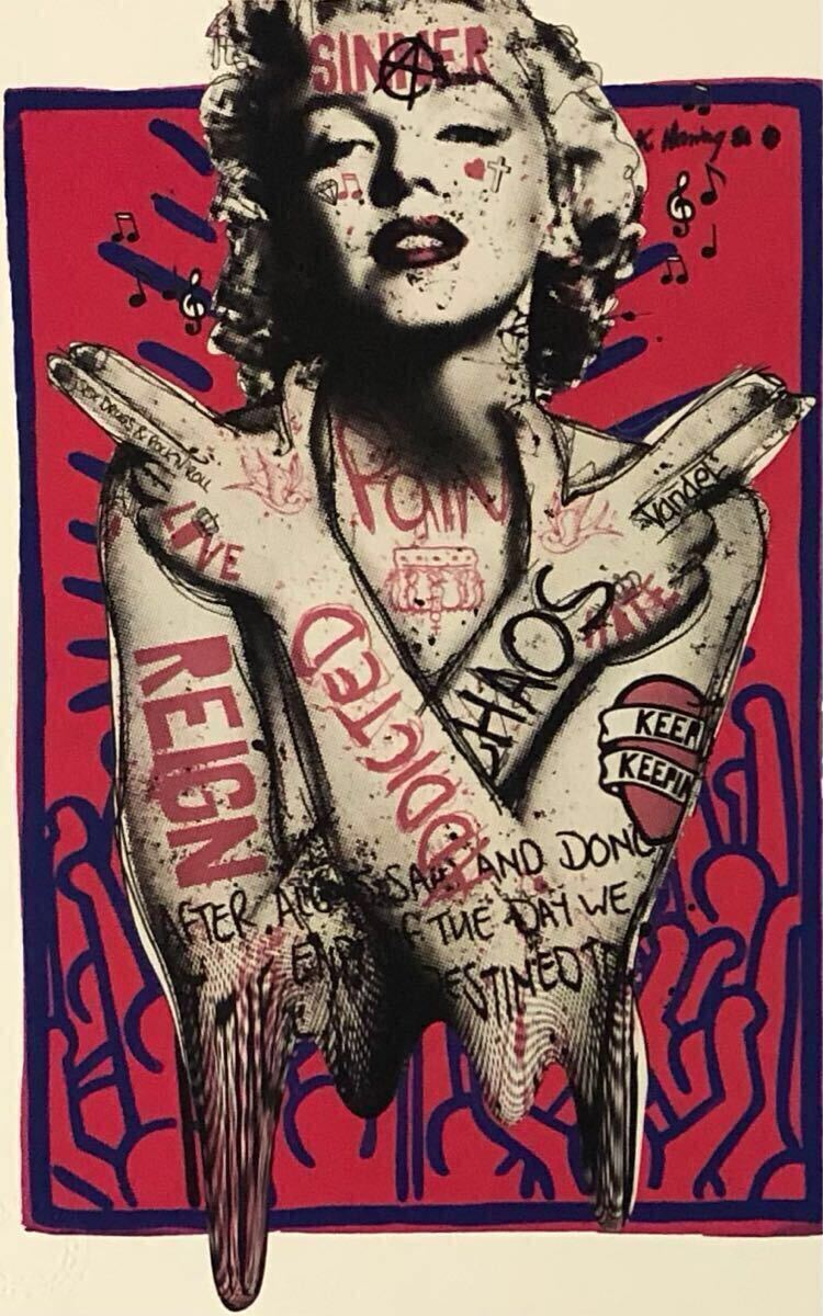 DEATH NYC MD51 現代アート 世界限定 マリリンモンロー バンクシー DEATH NYC MD51 現代アート 世界限定 マリリンモンロー