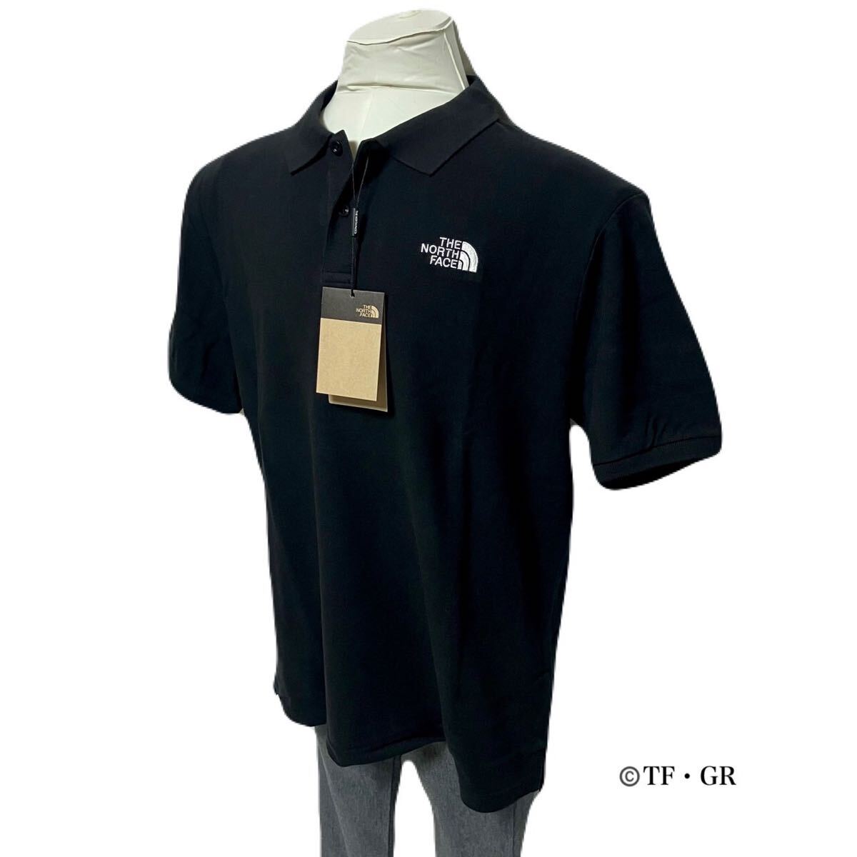 新品未使用 THE NORTH FACE ノースフェイス オールデイ クラシックポロシャツ Tシャツ オフィスカジュアル XL ブラック 海外限定