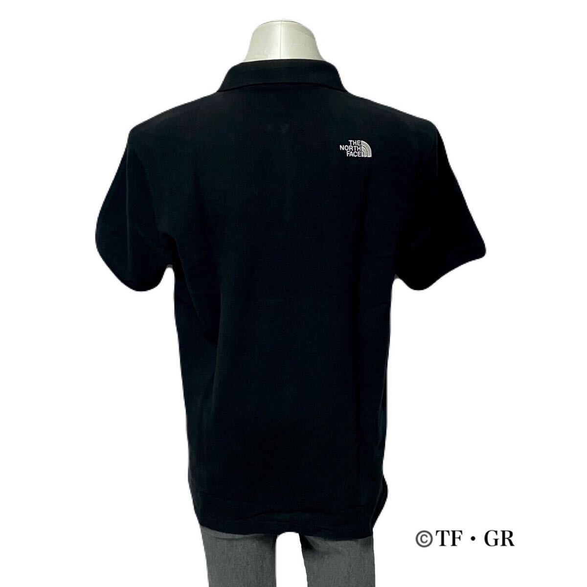 新品未使用 THE NORTH FACE ノースフェイス オールデイ クラシックポロシャツ Tシャツ オフィスカジュアル XL ブラック 海外限定
