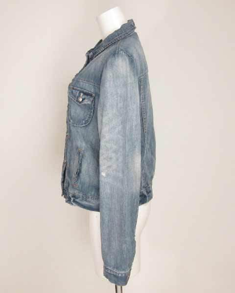 ジェイクルー J.CREW ブルー デニム ジャケット Gジャン S