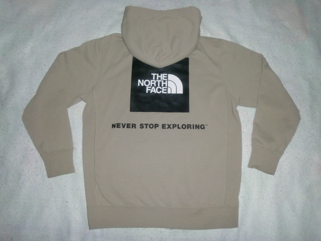 ★THE NORTH FACE プルオーバースウェットパーカ S ザ ノースフェイス NT12034 フーディスウェット カーキ 