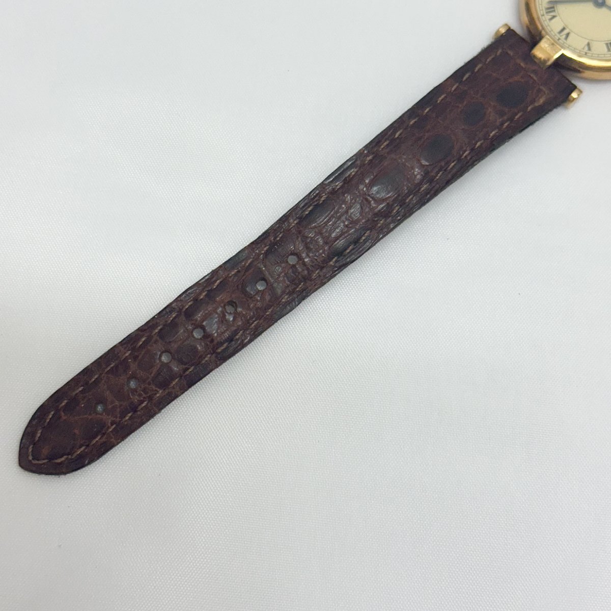1 иен ~ Cartier Must verumeiyu Vendome 925 женские наручные часы Rome n Junk 