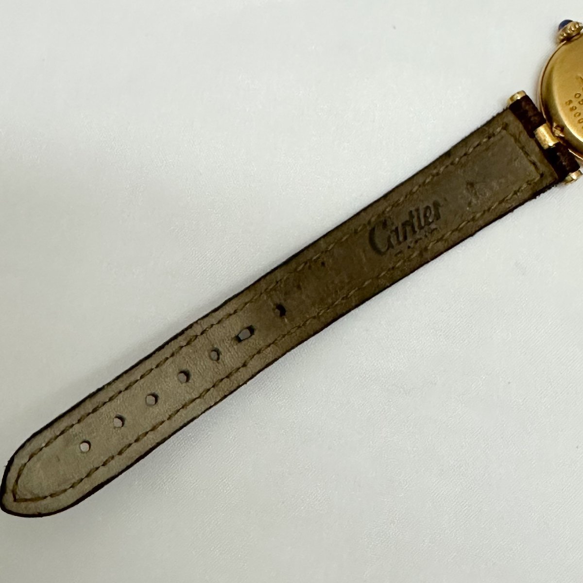 1 иен ~ Cartier Must verumeiyu Vendome 925 женские наручные часы Rome n Junk 
