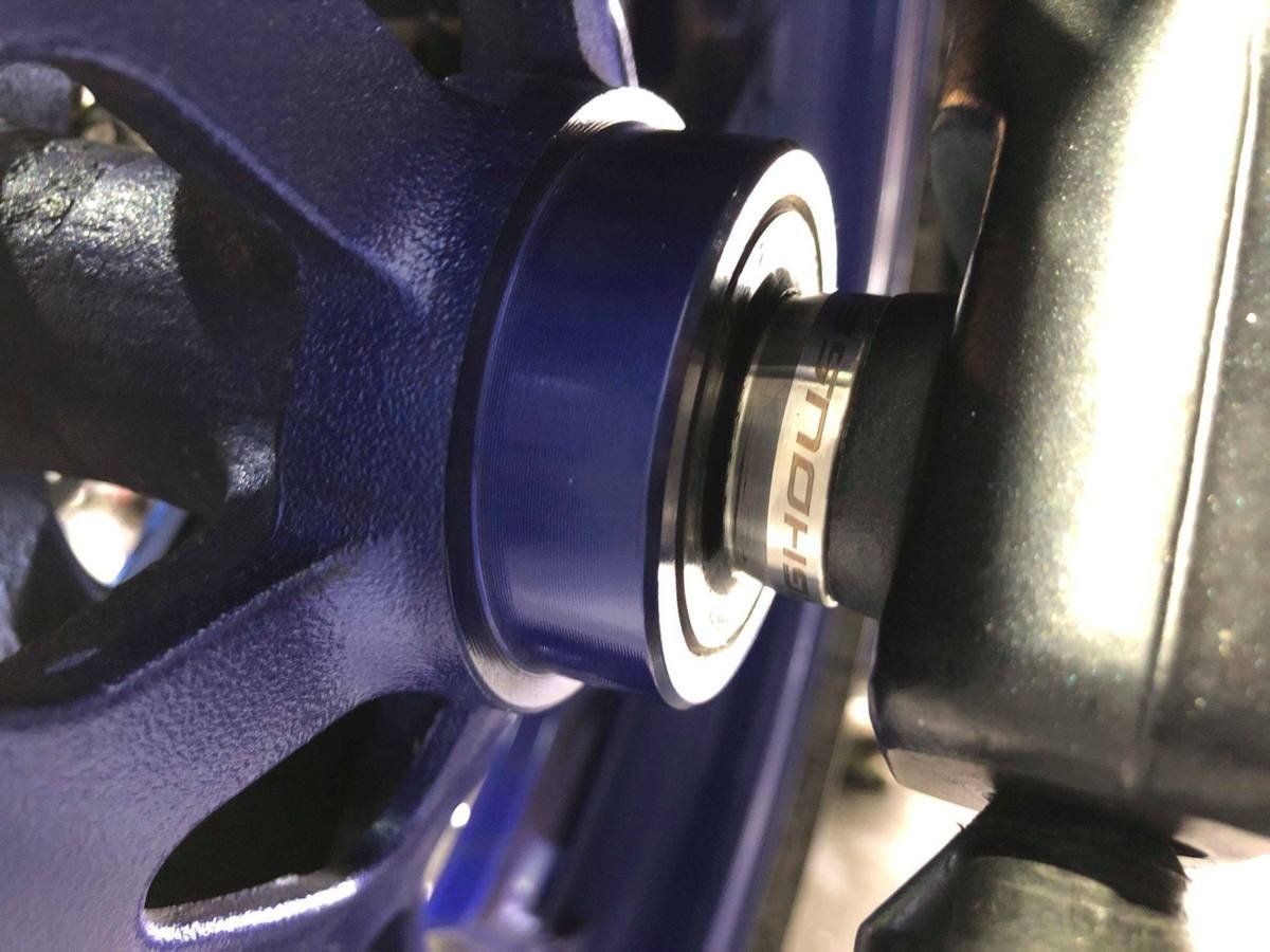 剛性アップ、ステアリングフィール向上に!! 強化フロントアクスルカラーセットYZF-R25 RG10J/RG43J YZF-R3 RH07J/RH13J