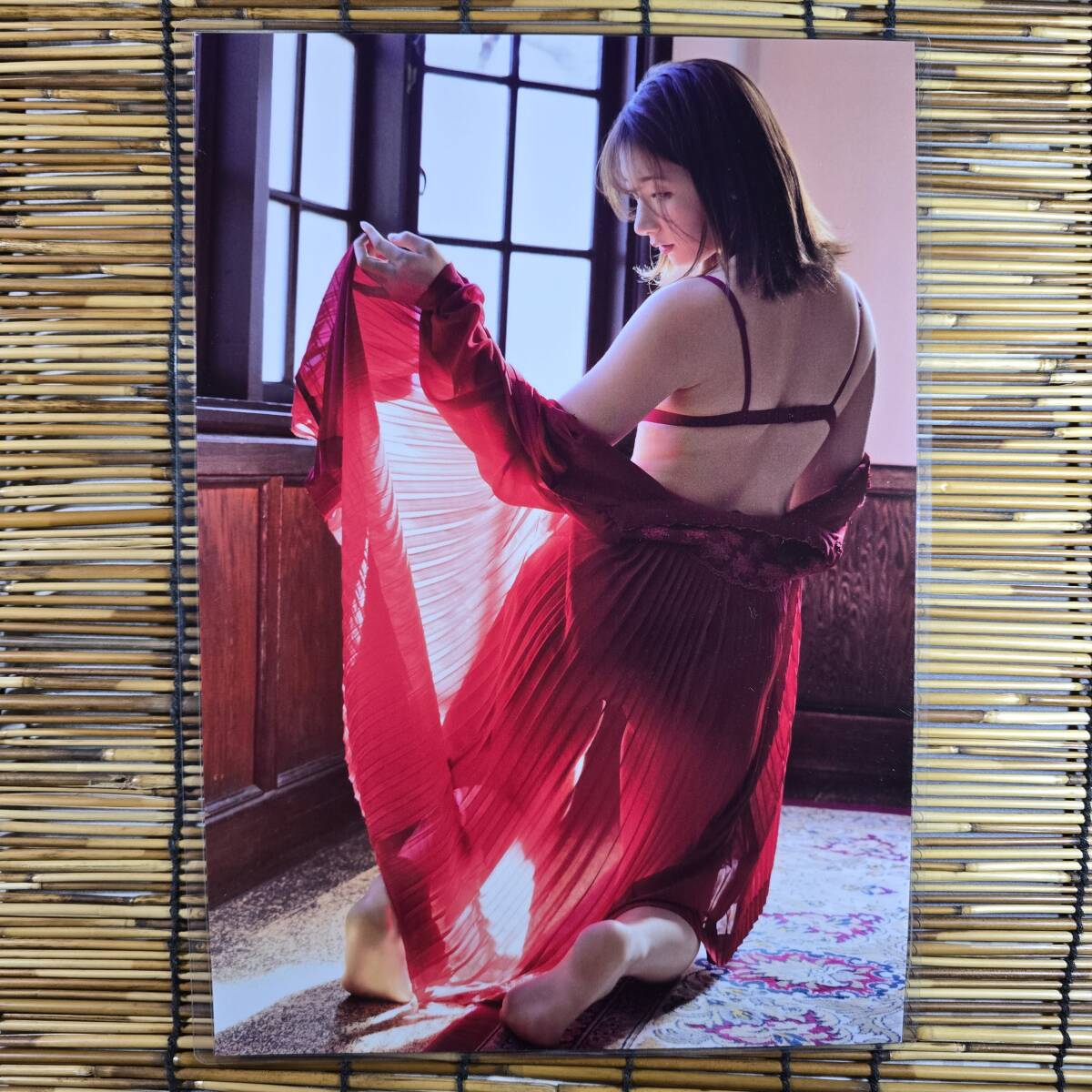 [ высокое качество толстый 150μ ламинирование обработка ]... ощущение . Sakura .G Television 2023VOL.71 A4 купальный костюм журнал вырезки 4 страница 2[ bikini model ]