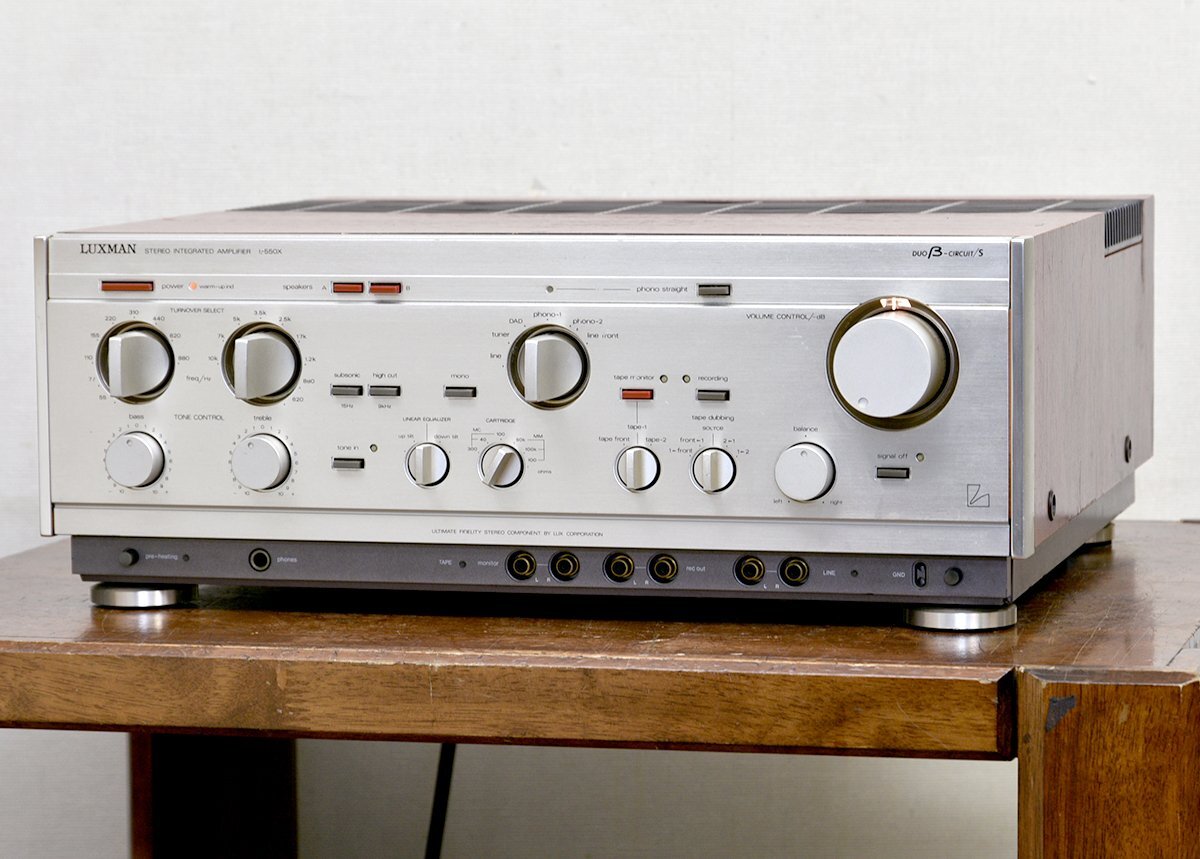 LUXMAN L-550X プリメインアンプ メンテナンス済み