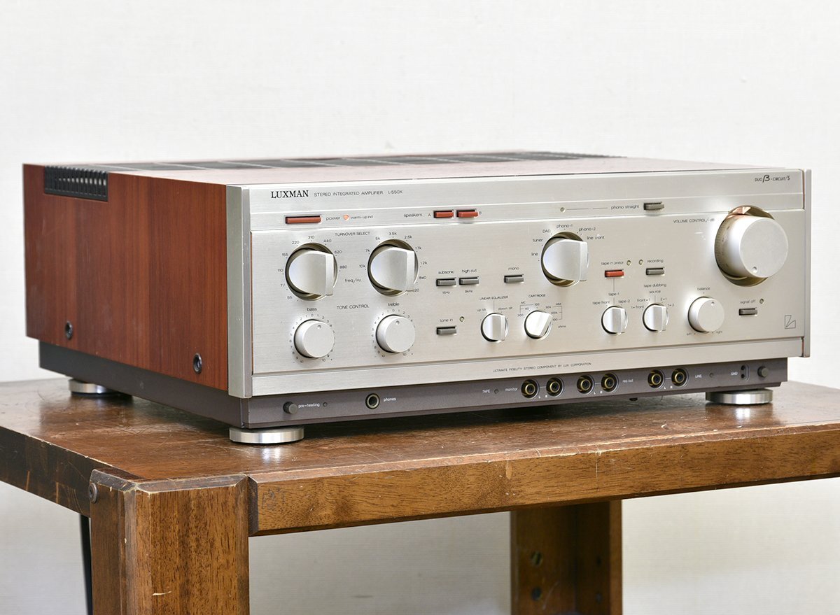 LUXMAN L-550X プリメインアンプ メンテナンス済み